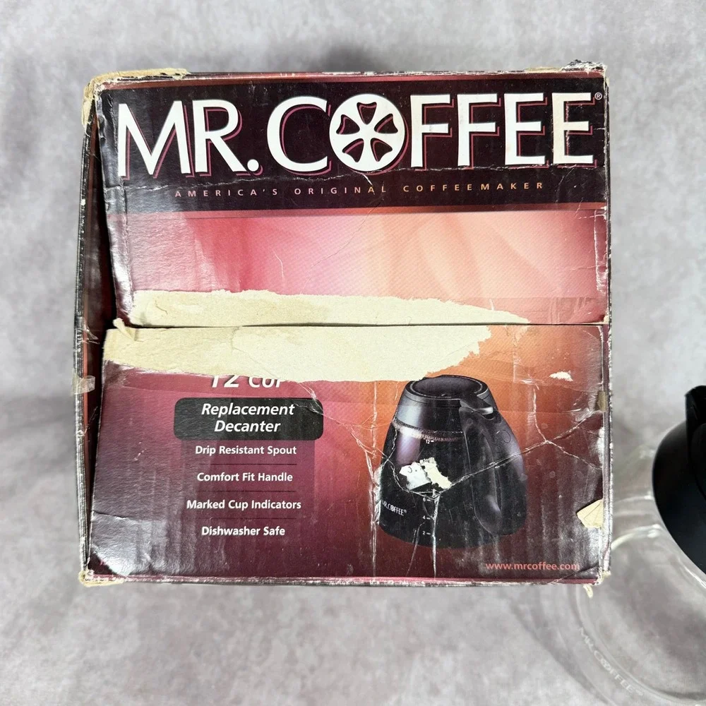Mr Coffee 12 Cup Replacement‎ Decanter Blk ISD13 Fits: EJ, FT, IS, LM, VM Series
